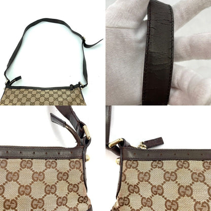 Gucci Interlocking Logo Sherry Line Shoulder Bag GG Canvas — view 5