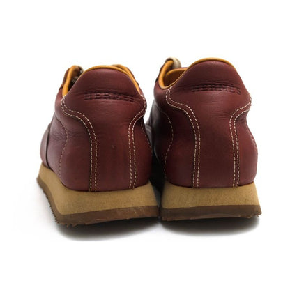 Hermes Shoes Sneakers Low Cut Women Leather Red Brown — view 4