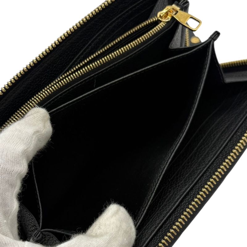3354 Louis Vuitton Long Wallet Zippy Wallet M61864 Monogram Empreinte LV Noir