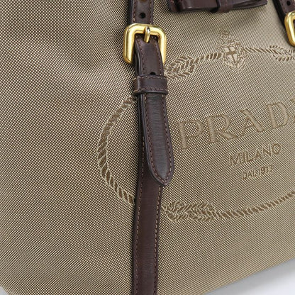 Prada Tote Bag Logo Jacquard Pr85840 Tote Bag Tote Leather Women