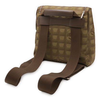 Chanel New Travel Line Backpack Sac Backpack Shoulder Bag 2WAY Nylon Jacquard