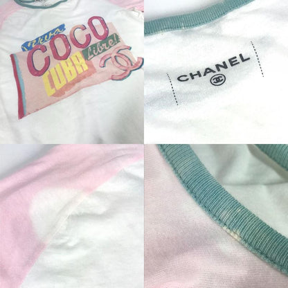 Chanel Short Sleeve T-shirt COCO CUBA Coco Cuba P55821 Cotton Pink