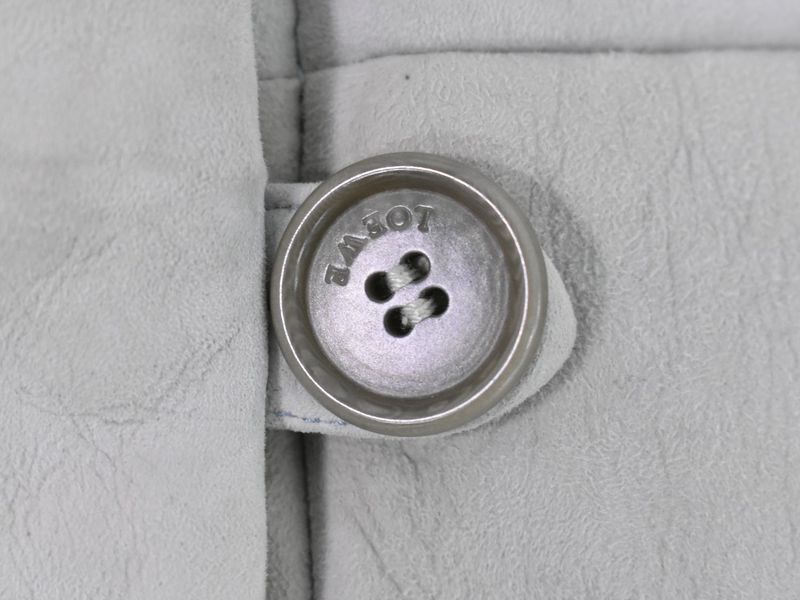 Authentic Loewe Lambskin Leather Estimated Mouton Long Coat Hooded Outerwear 36