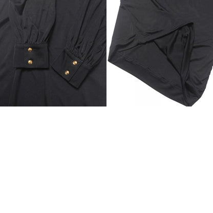 Gucci Dress Size M Long Sleeve V-neck Tight Dress Stretch Made In Italy