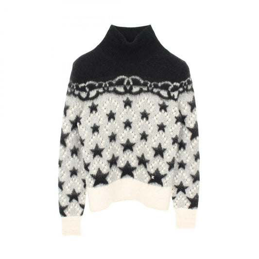 Chanel Knit CC Logo Cashmere Silk