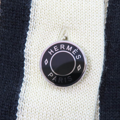 Hermes 22AW 2h2703d8 Harnais DE COUR Court Harness Cashmere Silk Serie Buttons