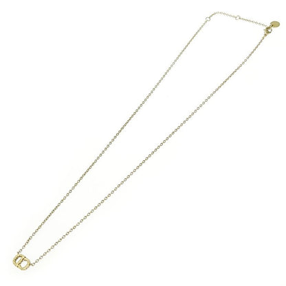 Christian Dior GP Crystal Clair D Lune Necklace Women's Gold 364135 Necklace