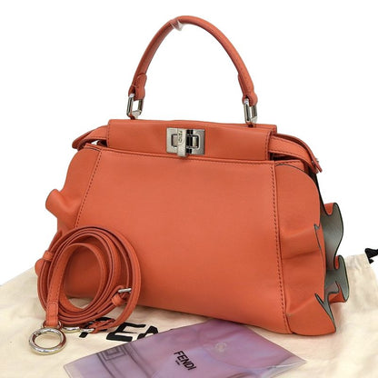 Fendi Mini Peekaboo Frill Shoulder Bag