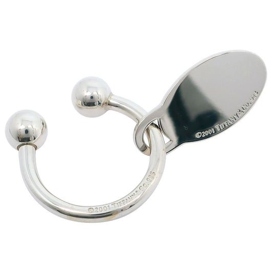 Tiffany & Co Return To Tiffany & Co Oval Tag Silver 925 Unisex Key Holder