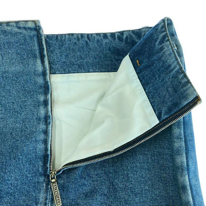 Balenciaga 19ss Denim Skirt 572190 Tcw03 Indigo 38