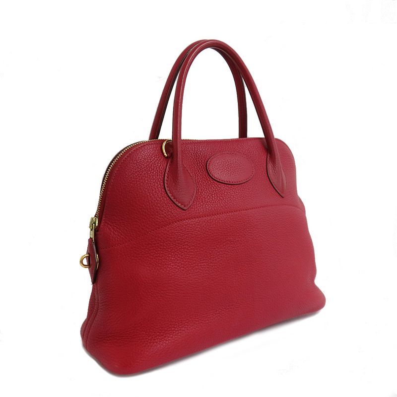 Hermes Bolide 31 Rouge Taurillon Handbag Shoulder Bag Gold Hardware K