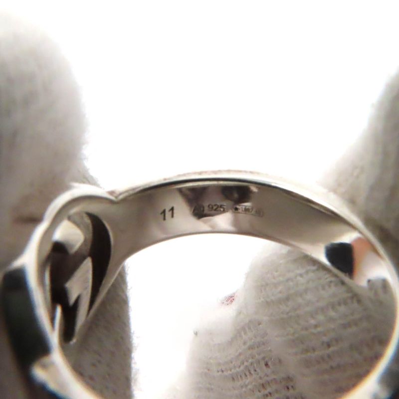Gucci Sv925 Interlocking G Ring Ring / Accessories Silver /