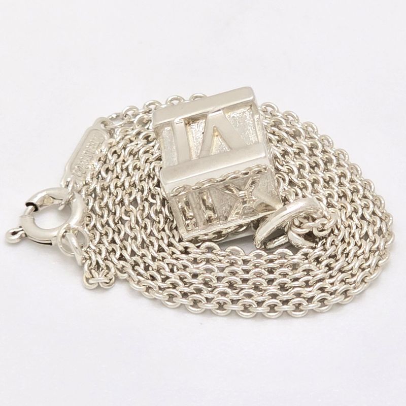 Tiffany & Co Tiffany & Co Atlas Cube Pendant Necklace Star Ring Silver Sv925