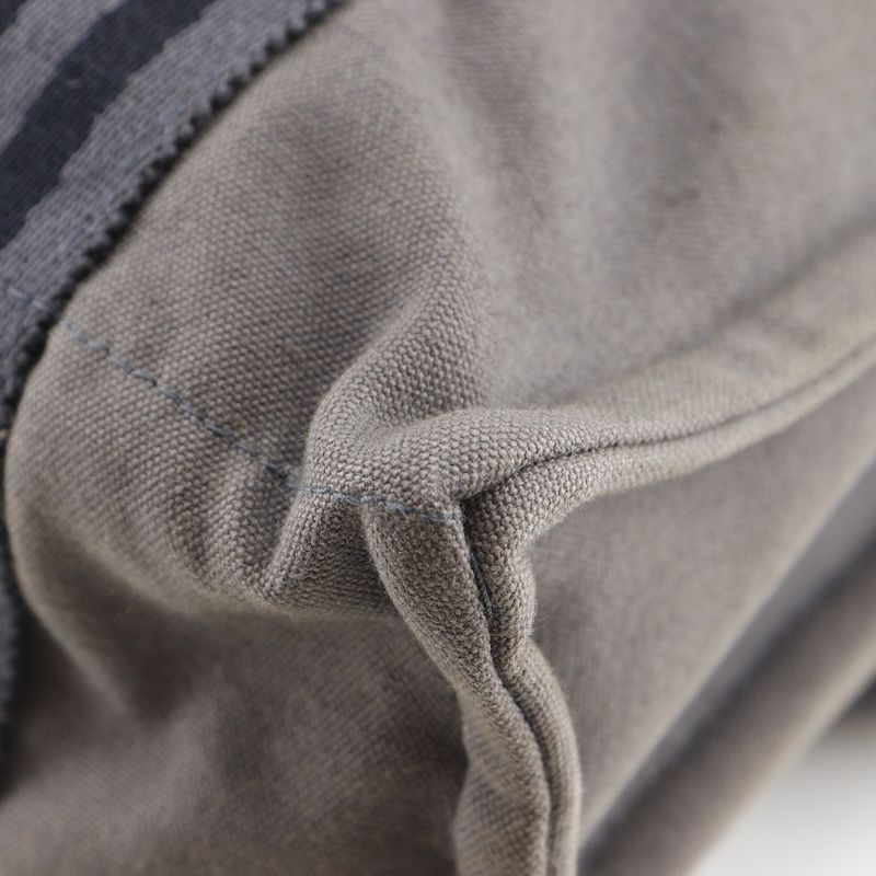 Hermes Fourre Tout Bassas MM Cotton Canvas Gray Unisex Shoulder Bag