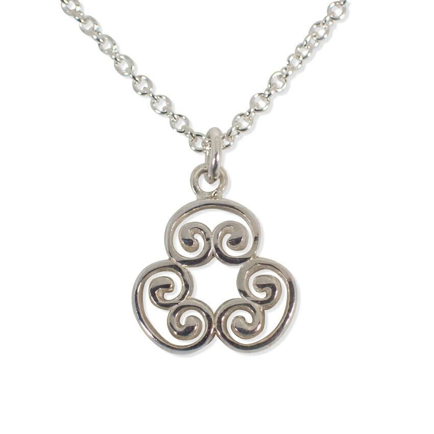 Tiffany & Co 925 Tripro Pendant Necklace
