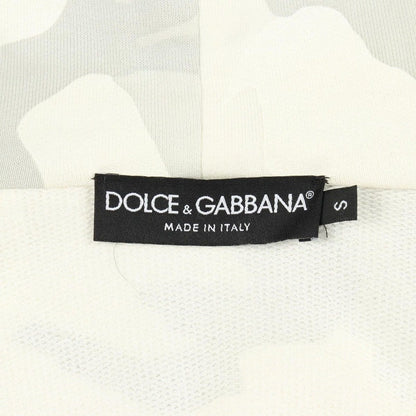 Dolce & Gabbana Hoodie Camouflage Half Zip Cotton — view 3