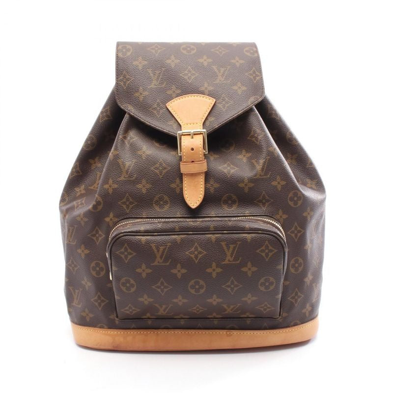 Louis Vuitton Rucksack Sac Backpack Montsouris GM PVC Coated Canvas