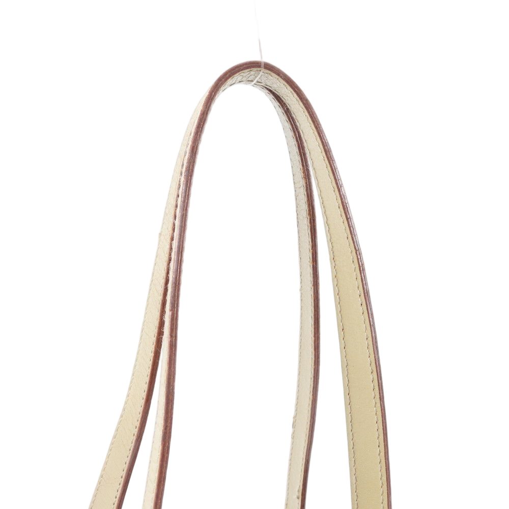 Gucci GG Canvas Leather Handbag Tote Brown — view 2
