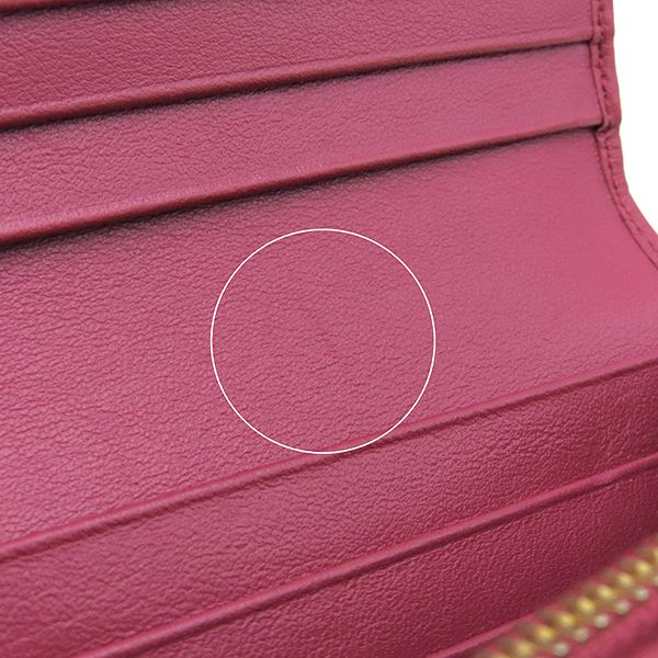 Prada Long Wallet Tessuto Quilted Wallet Nylon Ibisco Gold Hardware Red Fold