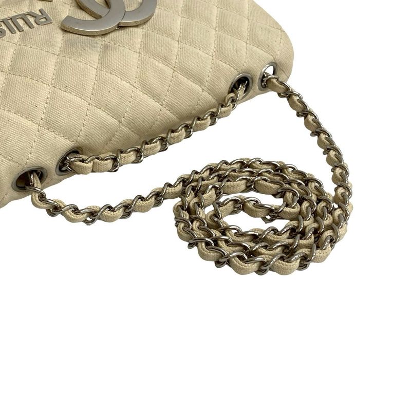 Chanel Chanel Cruise Collection Quilted Canvas Shoulder Bag