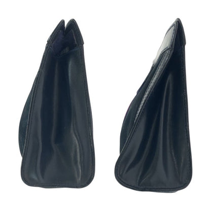 Gucci Vintage Old Gucci Sherry Line Navy Red Blue Suede Clutch Bag 504636