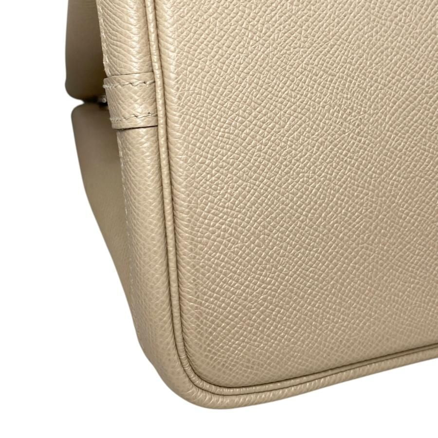 Hermes Tote Garden Party PM C Engraved Epson Trench Beige Silver Hardware Hermes