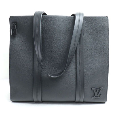 Louis Vuitton Take Off Tote Bag Aerogram Black M57308 IC Chip Men's Used