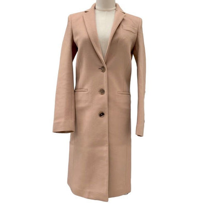 Gucci Outer Coat Long Chester Wool Beige