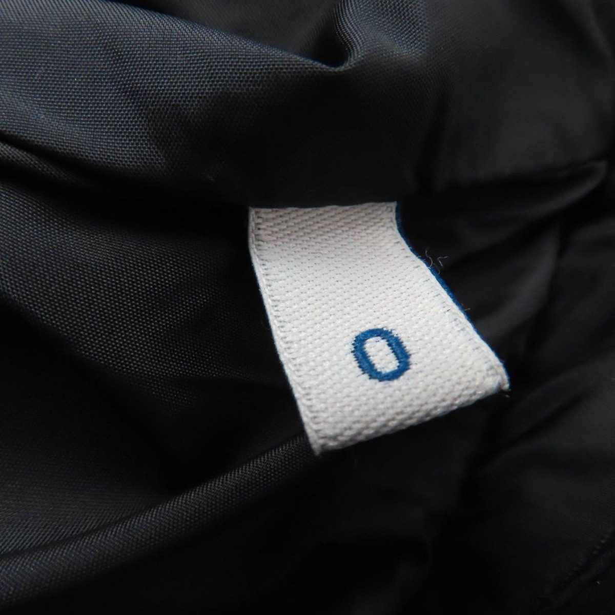 Moncler Flammette Logo Patch Hooded Down Coat Black 0 — view 9