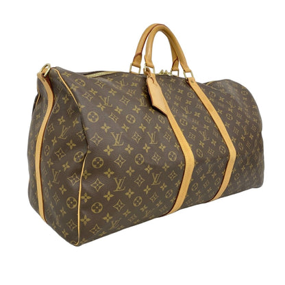 Louis Vuitton Boston Bag Monogram Keepall Bandouliere 60 Brown — view 2