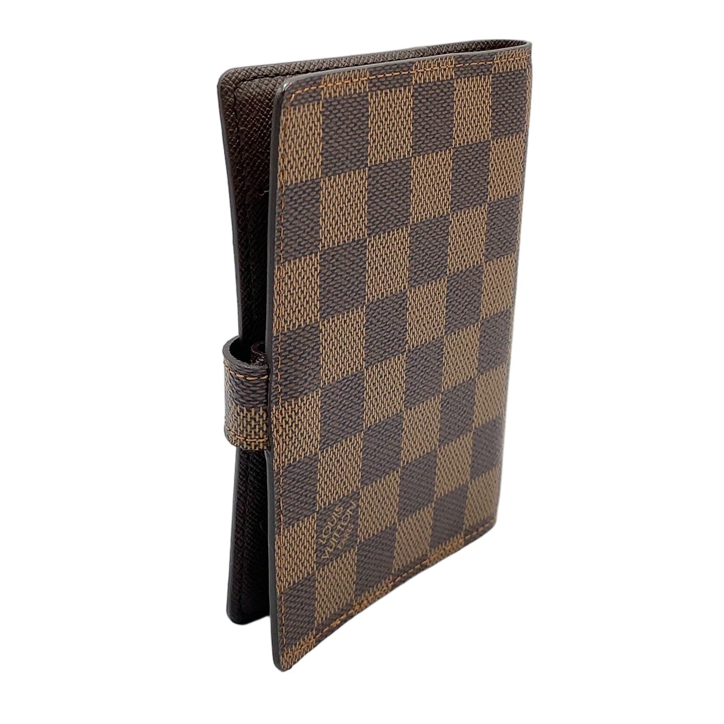Louis Vuitton Agenda PM Damier Brown Notebook Cover Gold — view 2