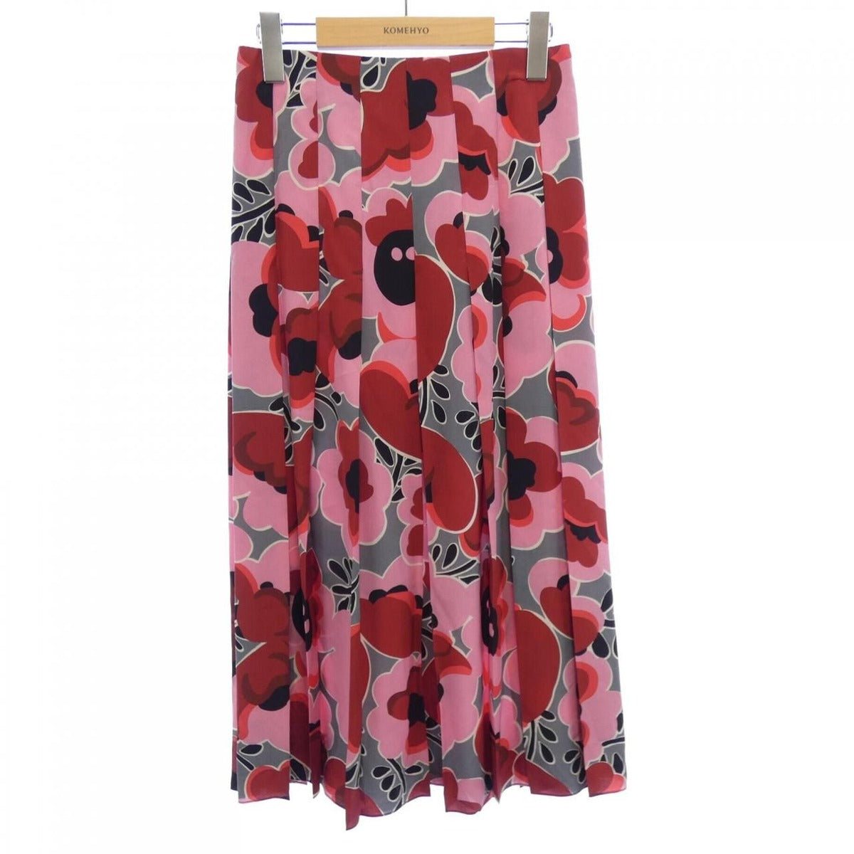 Gucci Skirt Silk Red