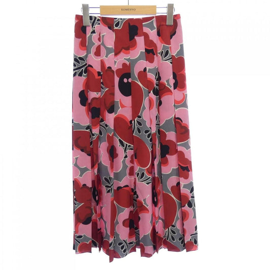 Gucci Skirt Silk Red