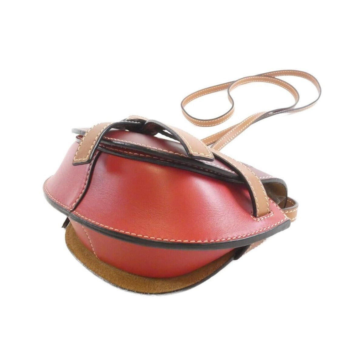 Loewe Gate Mini 321 54 Shoulder Bag Bordeaux — view 3