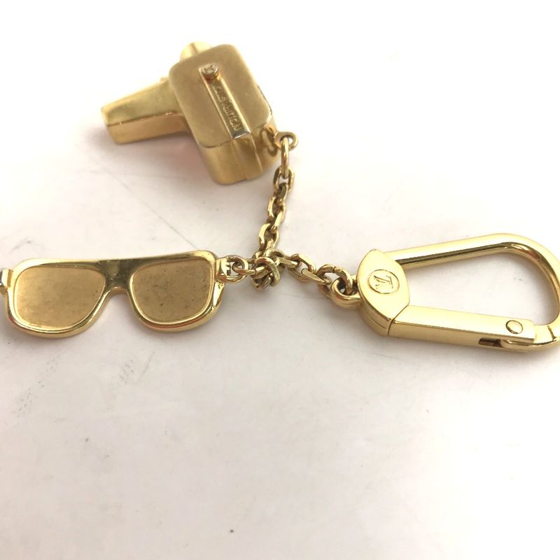 Louis Vuitton Key Holder Porte Clé Cannes M65383 Metal Gold