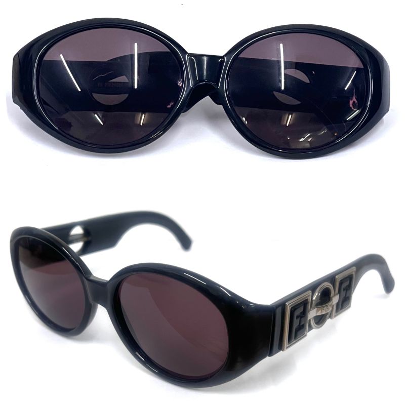 Fendi Sunglasses With Logo In Black Gold 03bs300