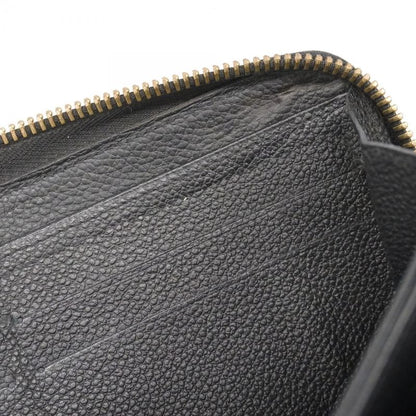 Louis Vuitton Monogram Empreinte Zippy Wallet M60571 Noir Black Ladies