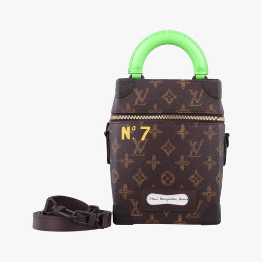 Louis Vuitton Monogram (n°7) Vertical Box Trunk Brown PVC Coated Canvas