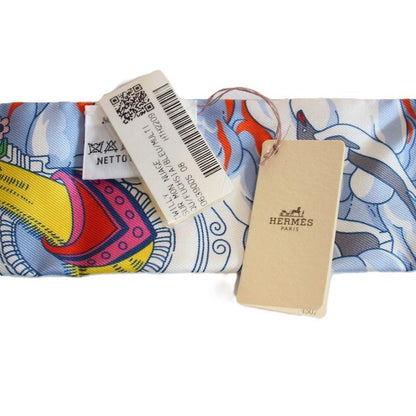 Hermes Tsuiri My Cloud Silk Red Scarf