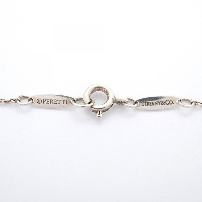 Tiffany & Co Necklace Open Heart Silver 925 Ladies