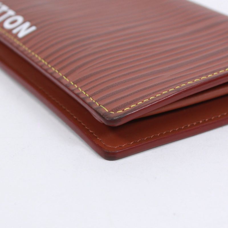 Louis Vuitton Portefeuille Brazza NM Leather Brown Wallet Silver M82631