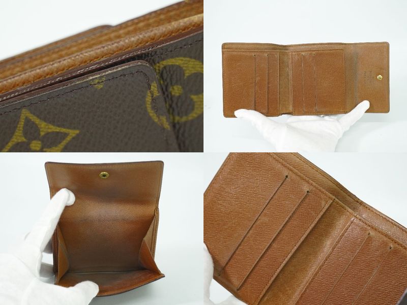 Authentic Louis Vuitton LV Porte Monebier Carte Cles Di Monogram Fold Wallet