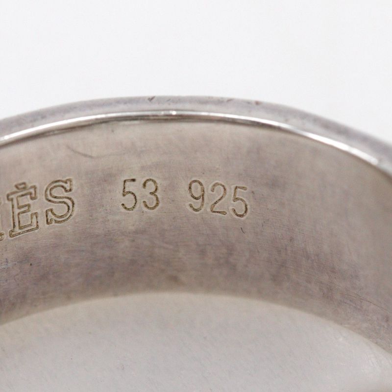 Hermes Mexico Ring Vintage Silver 925 Size 10.5 Unisex 7.03g Ring