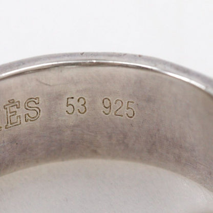 Hermes Mexico Ring Vintage Silver 925 Size 10.5 Unisex 7.03g Ring