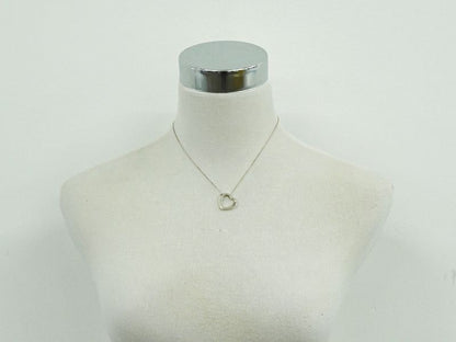 Authentic Tiffany & Co Tiffany & Co Geometric Heart 925 Necklace Pendant Silver