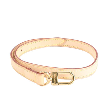 Louis Vuitton Leather Bag Shoulder Strap Brown