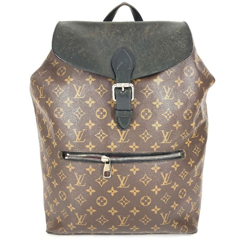 Louis Vuitton Backpack Sac Parc M40637 Monogram Canvas Brown