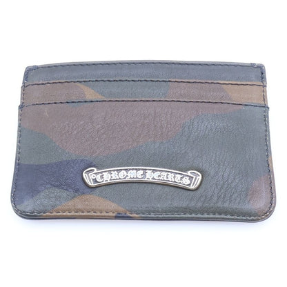 Chrome Hearts Double Side Leather Card Case Camo