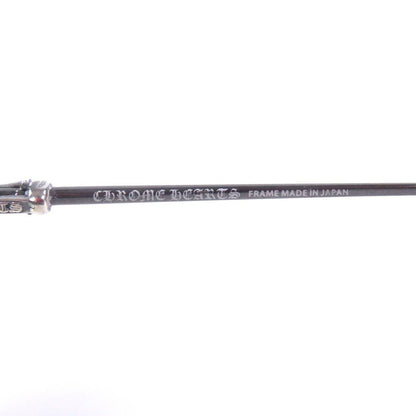 Chrome Hearts Moist CH Cross Round Frame Marble Pattern Sunglasses Black Clear — view 10