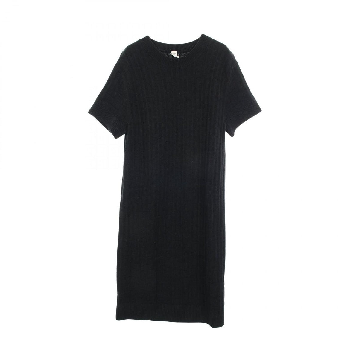 Hermes Dress Pattern Wool Black